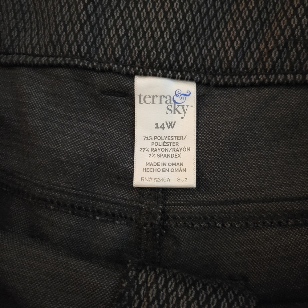 Patterned Stretch Pants - Picture 4 of 12